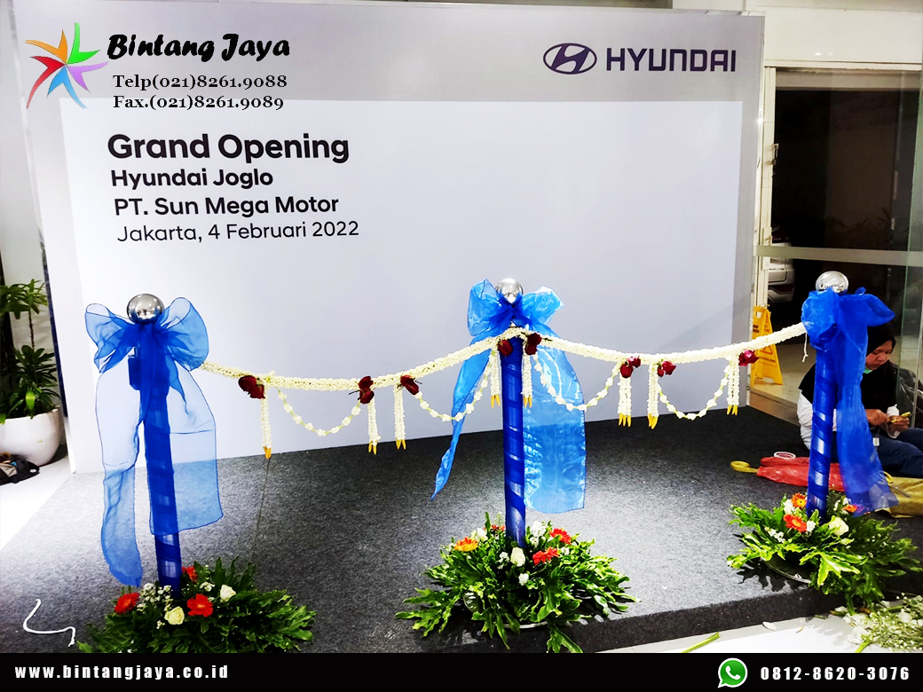 Sewa pita peresmian grand opening usaha dan perusahaan di Jakarta