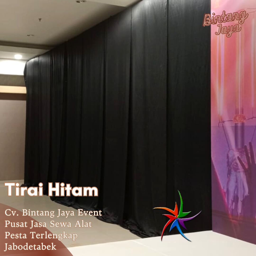 Sewa Tirai Hitam Cover Dinding Free Ongkir Di Bogor