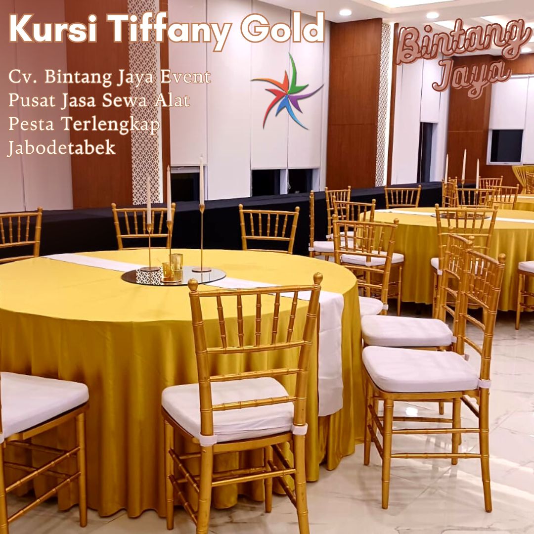 Penyewaan Kursi Tiffany Gold Pancoran Jakarta Selatan