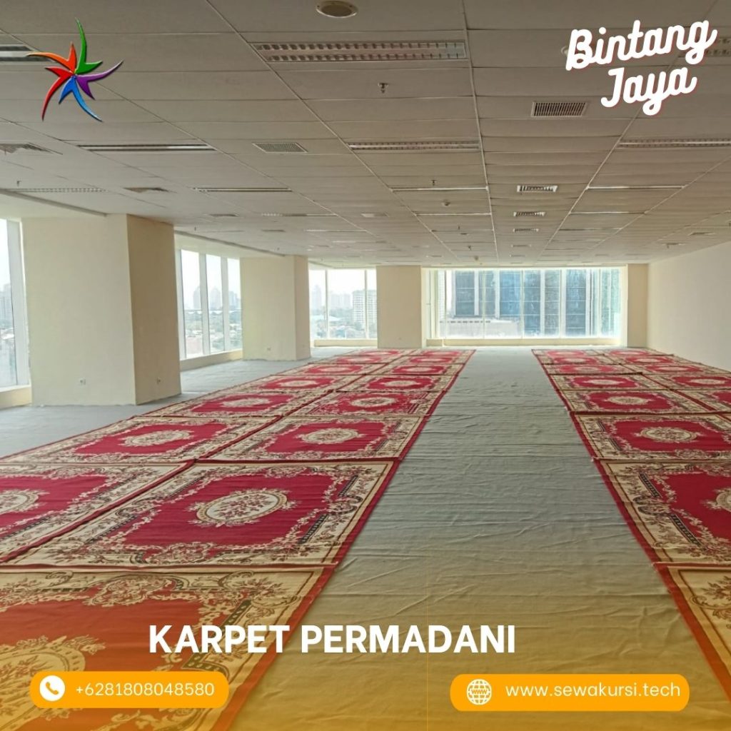Termurah Sewa Karpet Permadani Merah Wilayah Johar Baru Jakarta Pusat