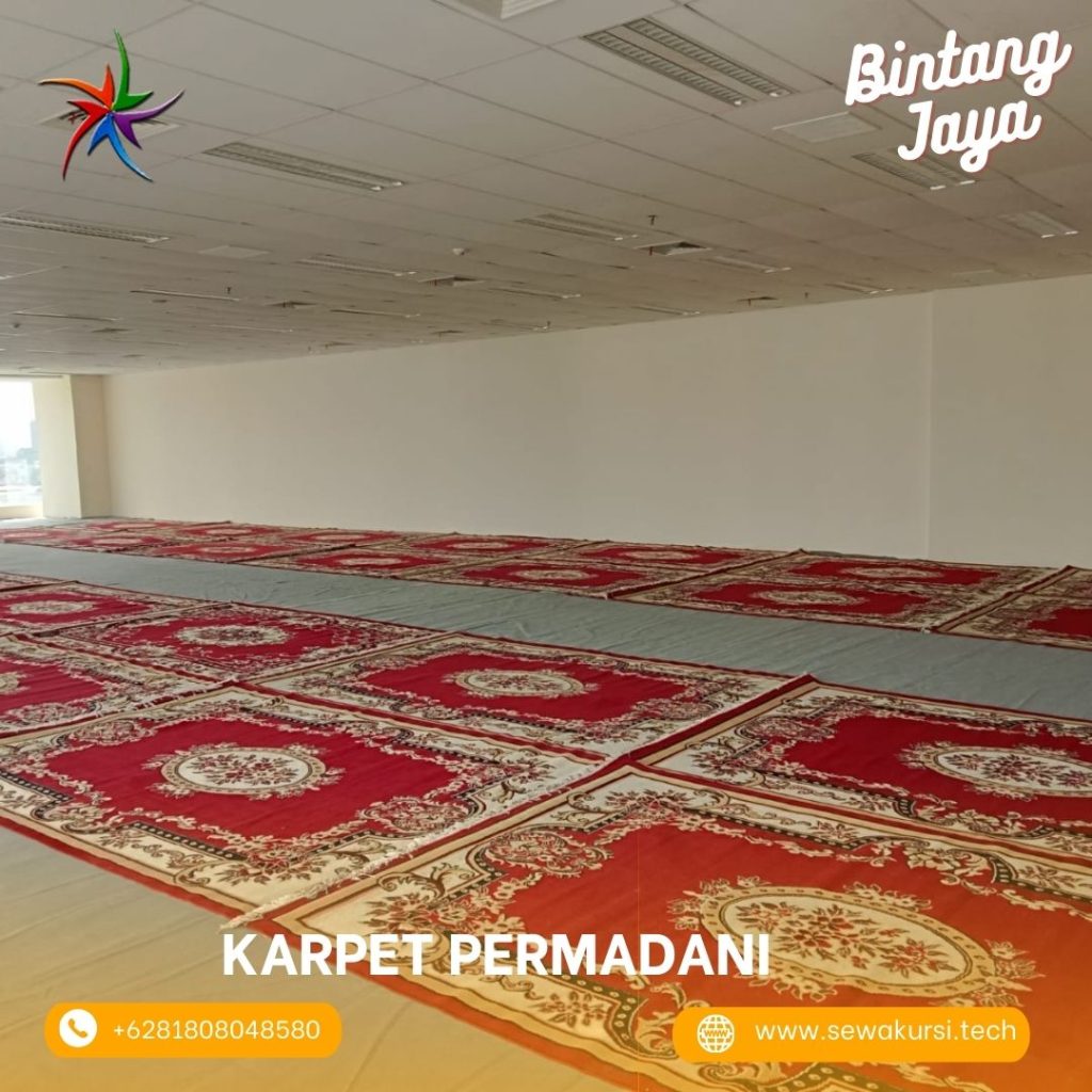 Termurah Sewa Karpet Permadani Merah Wilayah Johar Baru Jakarta Pusat