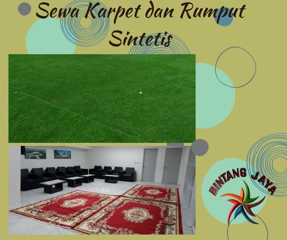 Rental Karpet Permadani dan Karpet Rumput Sintetis 