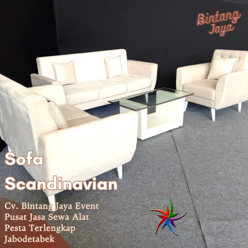 Sewa Sofa Scandinavian Free Ongkir Jakarta