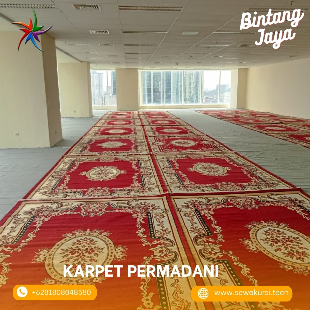 Termurah Sewa Karpet Permadani Merah Wilayah Johar Baru Jakarta Pusat