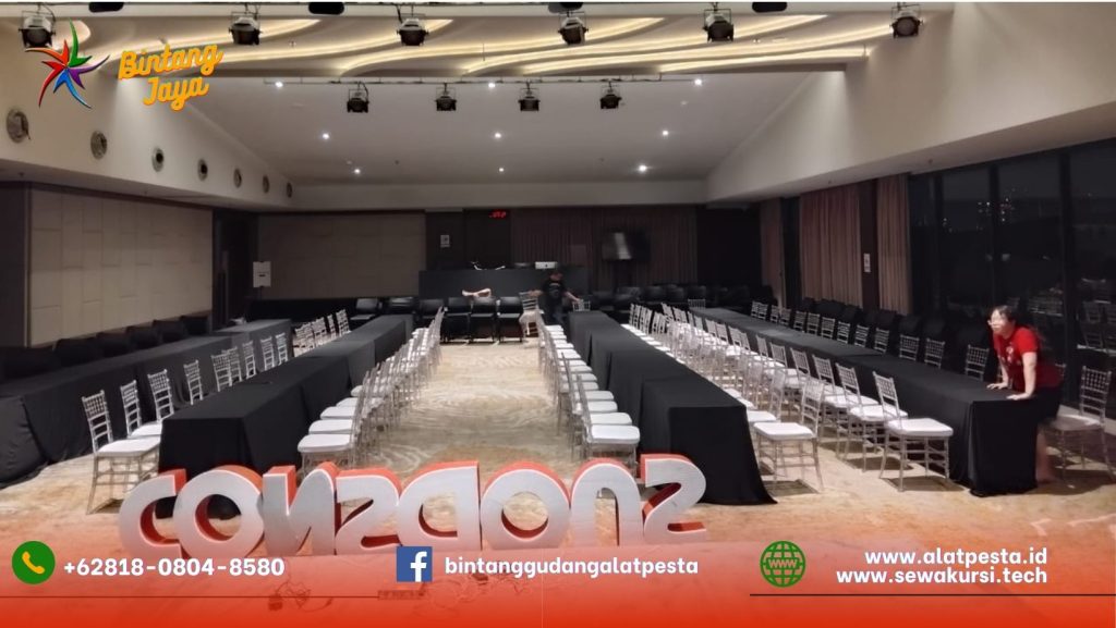 Pusat Rental Kursi Bening Acrylic Mewah di Jakarta