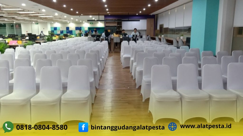 Rental Kursi Futura Cover Putih Bersih Wilayah Jakarta