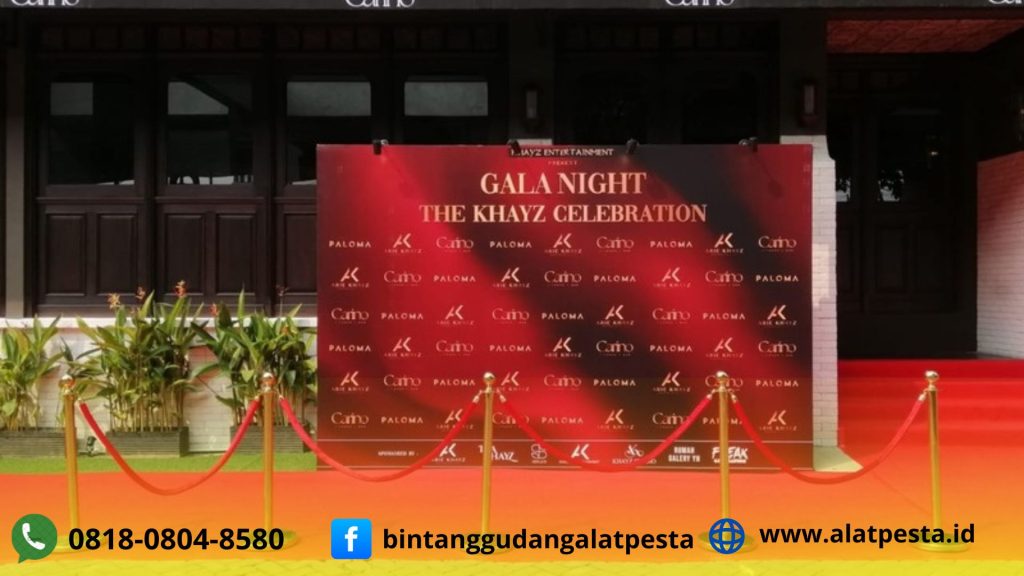 Sewa Tiang Bendera VIP Kayu Coklat Di Jakarta